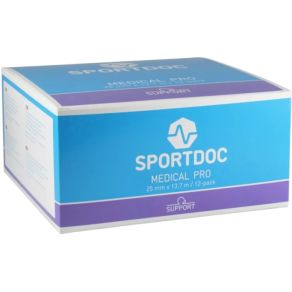 Sportstape, Medical Pro 25mm x 10m - 12 stk - Sportspleje
